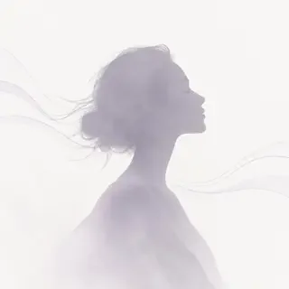 花魁榜第五名南窗有风的雾紫剪影头像